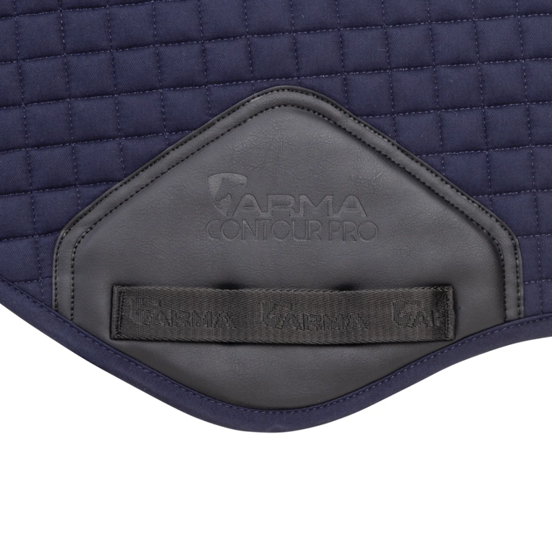 Shires ARMA Deluxe Cotton Jump Saddlecloth - Navy-5