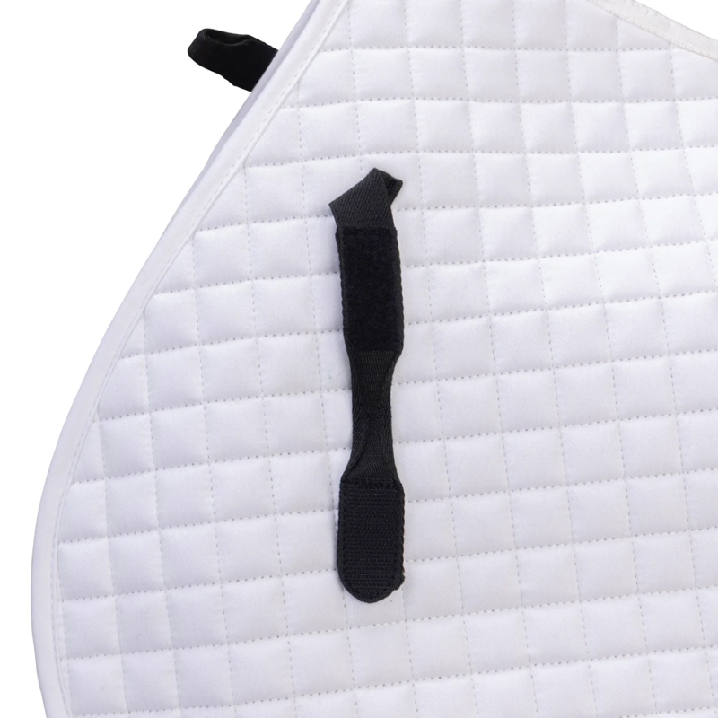 Shires ARMA Deluxe Cotton Jump Saddlecloth - White-1