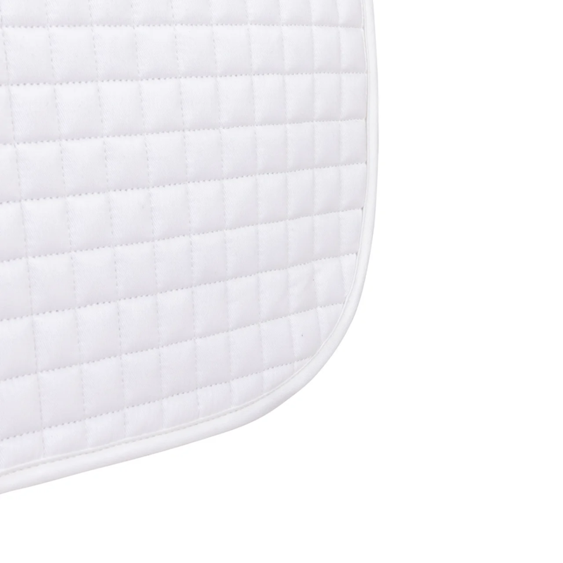 Shires ARMA Deluxe Cotton Jump Saddlecloth - White-4