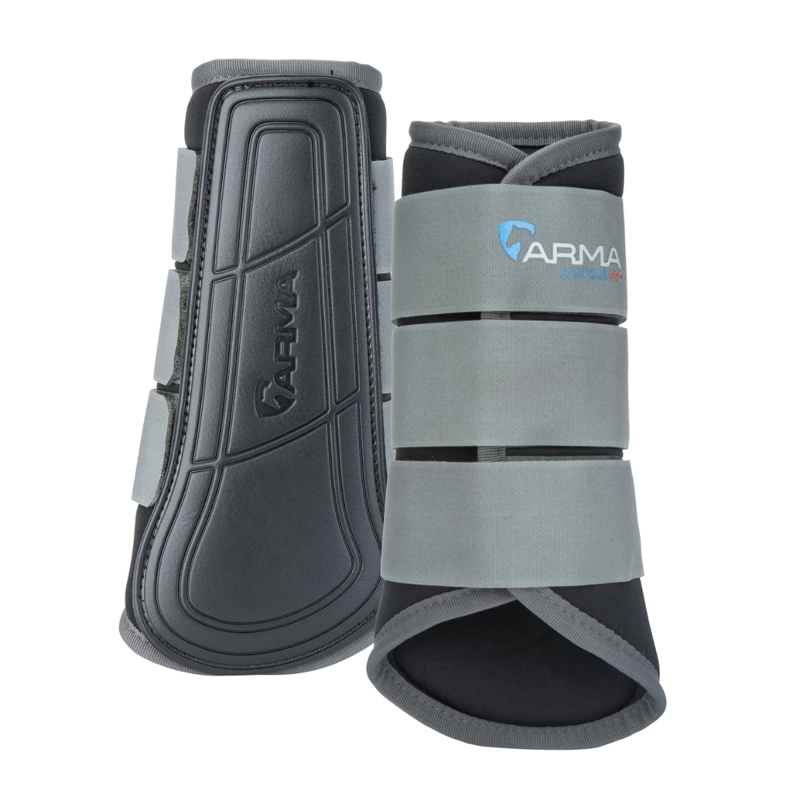 Shires ARMA Contour Pro Brushing Boots - Grey