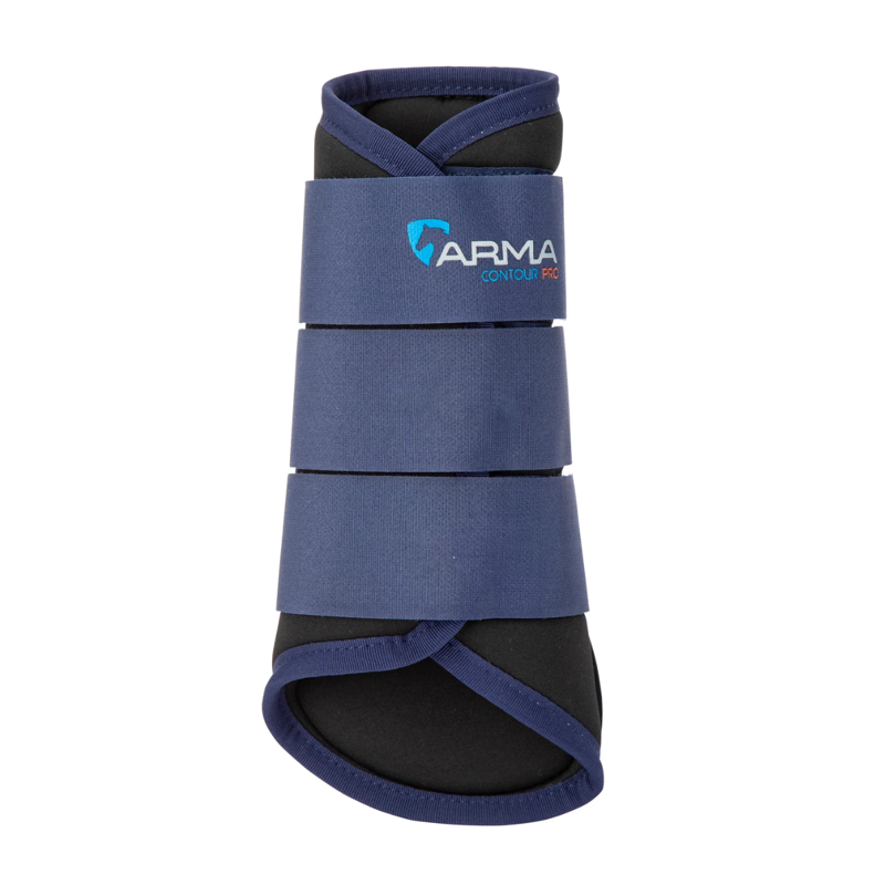 Shires ARMA Contour Pro Brushing Boots - Navy-1