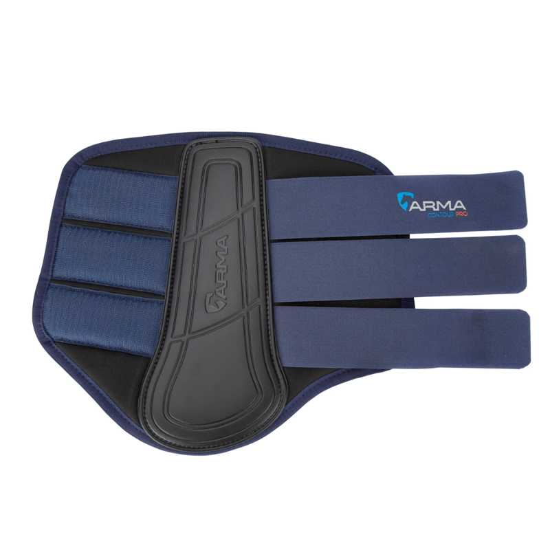 Shires ARMA Contour Pro Brushing Boots - Navy-3
