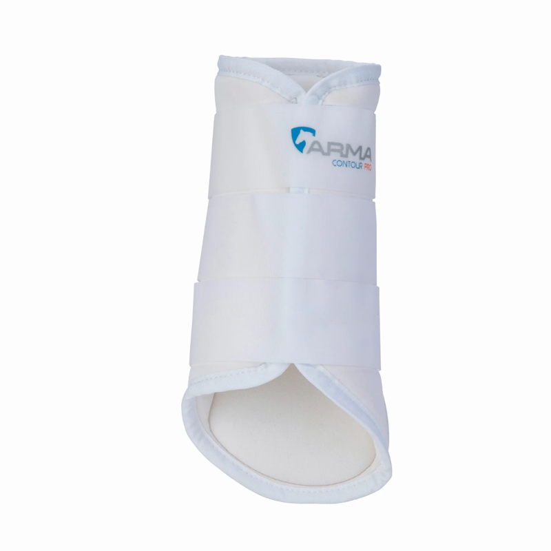 Shires ARMA Contour Pro Brushing Boots - White-1