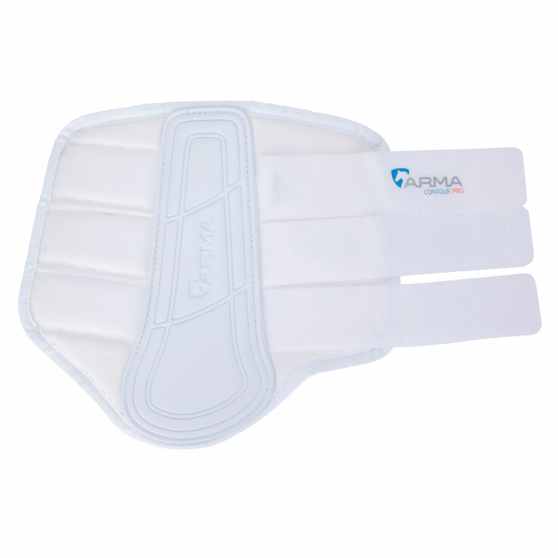 Shires ARMA Contour Pro Brushing Boots - White-3