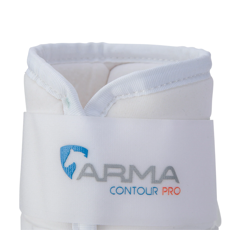 Shires ARMA Contour Pro Brushing Boots - White-5