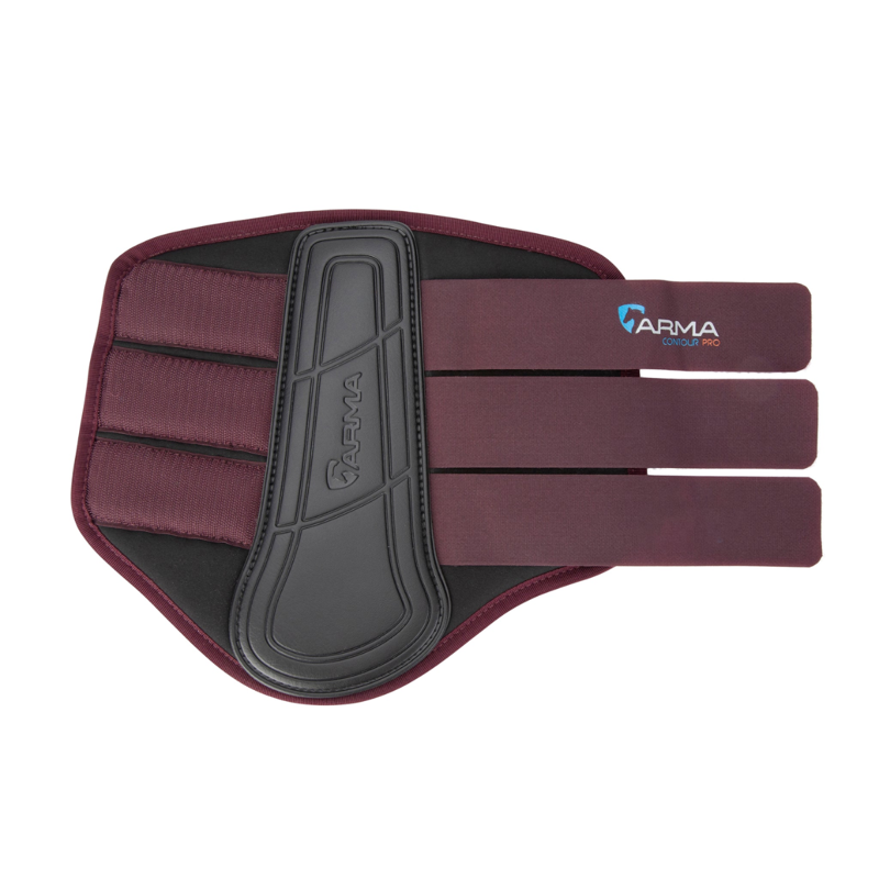 Shires ARMA Contour Pro Brushing Boots - Black Cherry-3