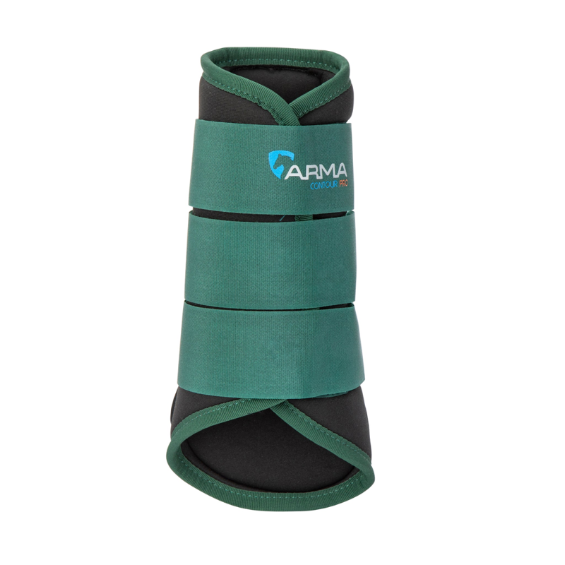 Shires ARMA Contour Pro Brushing Boots - Green-1