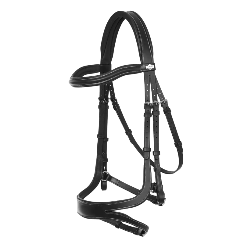 LeMieux Arika Split Noseband Bridle - Black