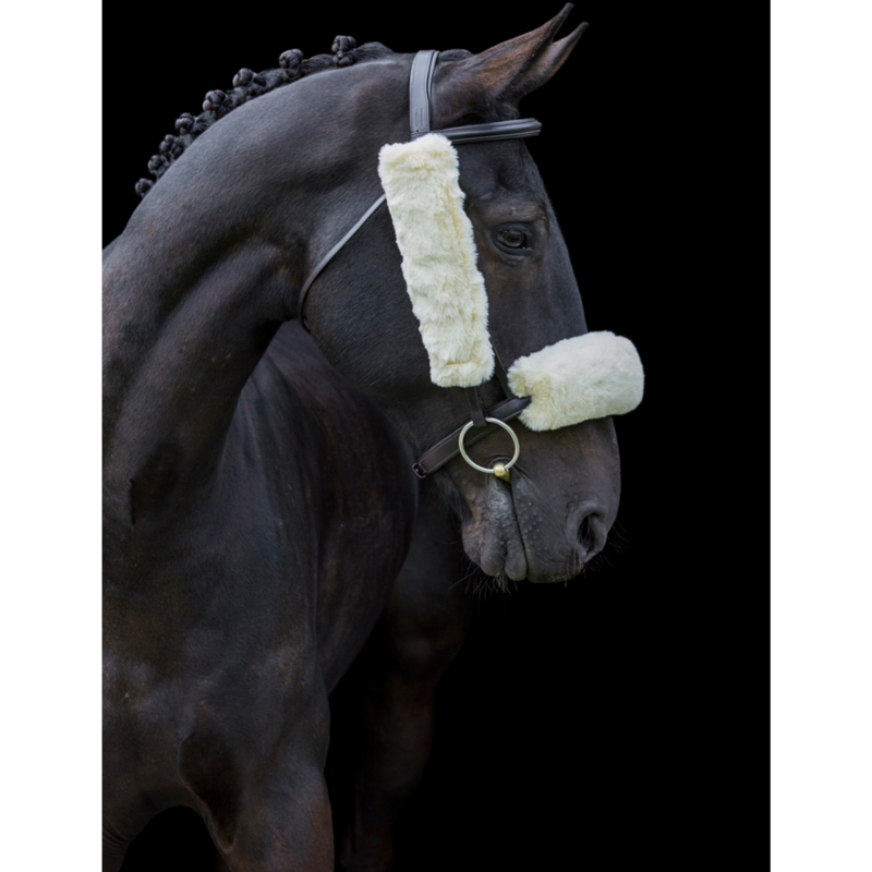 Cameo Synthetic Lambswool Cheekpieces-1