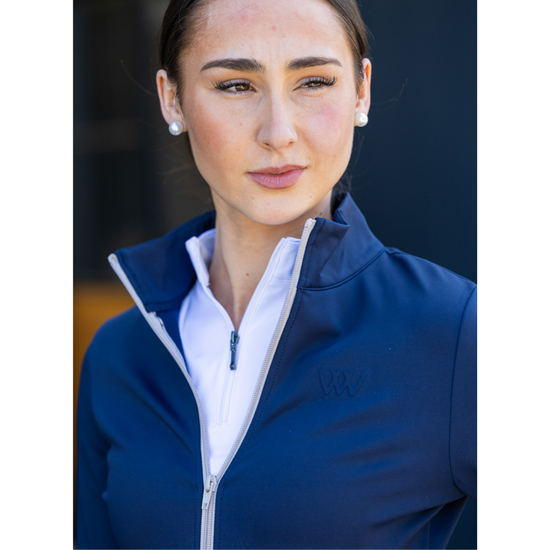 Woof Wear Ladies All Season Training Jacket - Navy-2