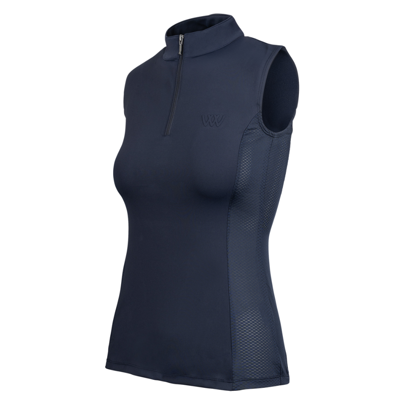 Woof Wear Ladies Sleeveless Tech Riding Shirt - Navy