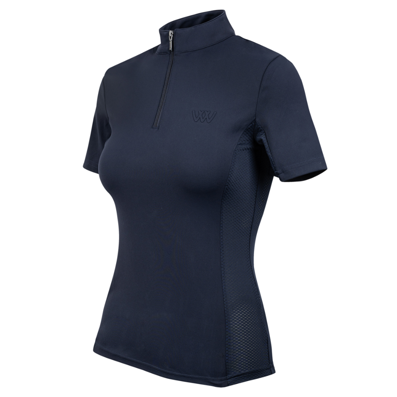 Woof Wear Ladies Short Sleeve Tech Riding Shirt - Navy