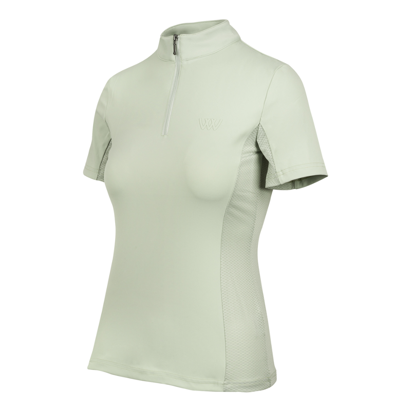 Woof Wear Ladies Short Sleeve Tech Riding Shirt - Sage Green