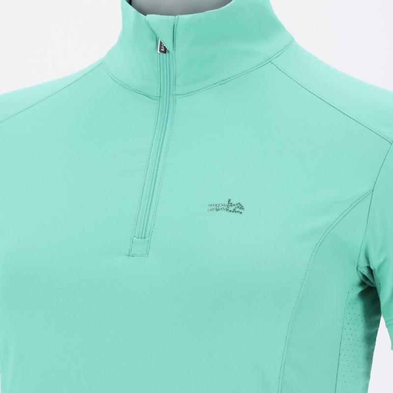Schockemohle Ladies SPAmara Style Shirt - Sea Green-2