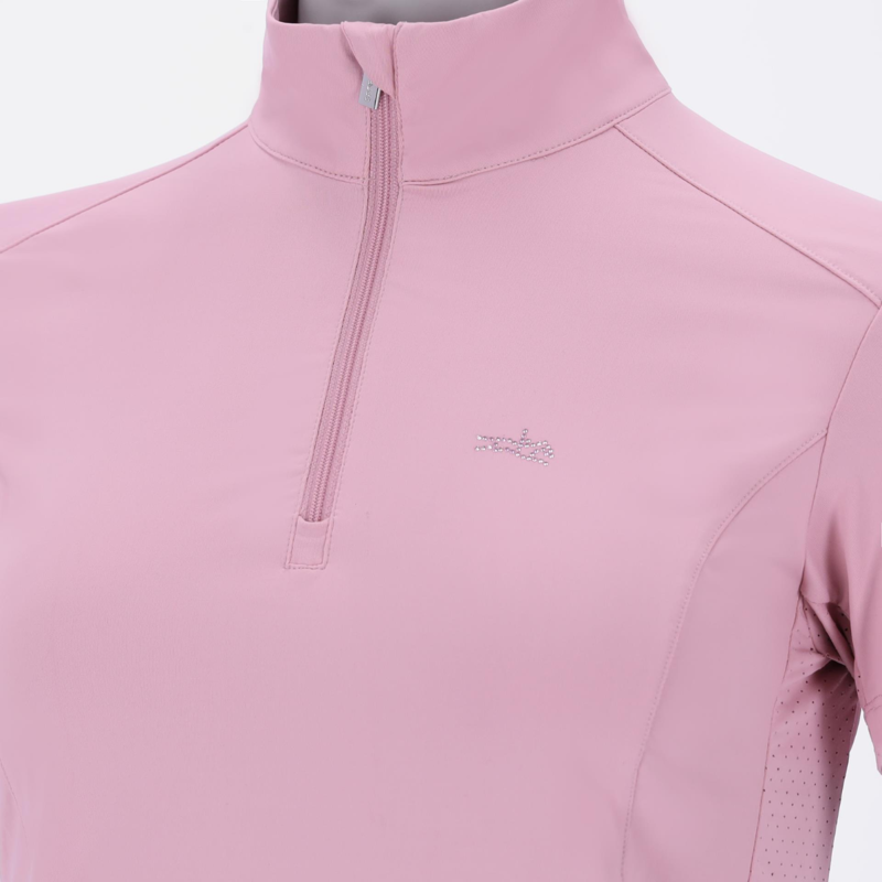 Schockemohle Ladies SPAmara Style Shirt - Dusty Pink-2