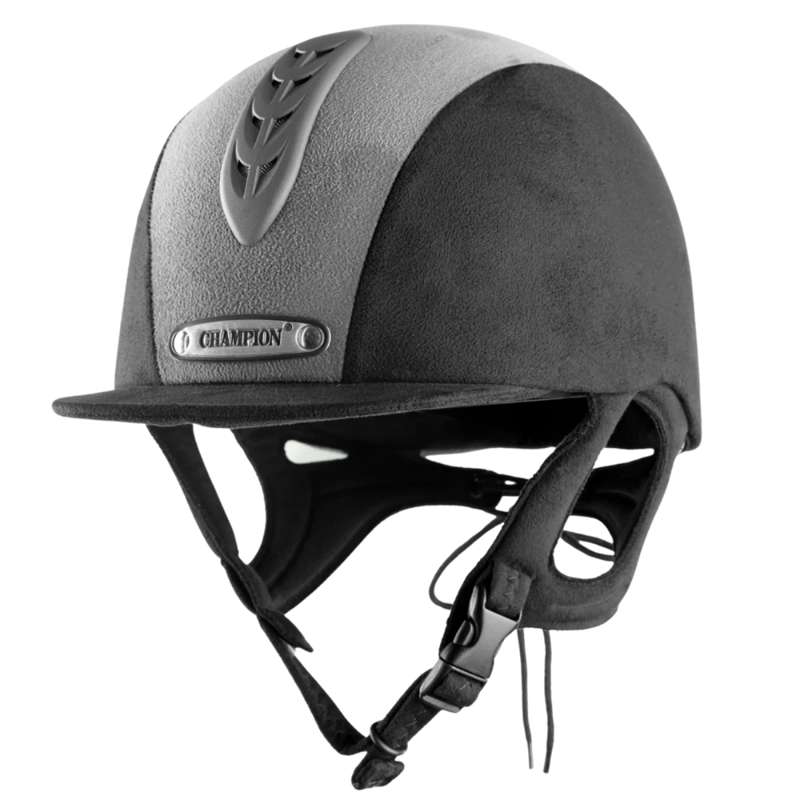 Champion Junior X-Air Plus Riding Hat - Black/Slate