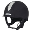 Champion Junior X-Air Dazzle Plus Riding Hat - Black/Black