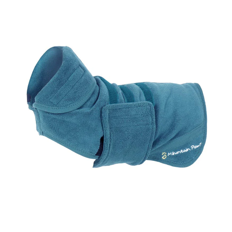 Mountain Paws Dog Robe - Blue