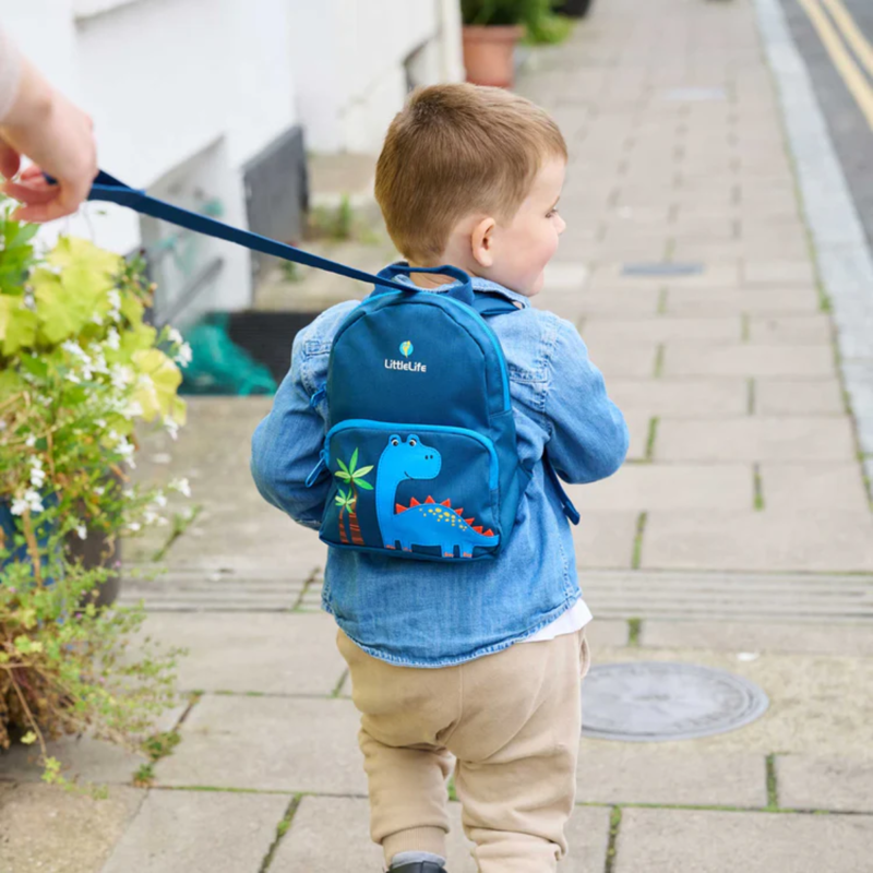 LittleLife Toddler Backpack Friendly Faces - Dinosaur-4