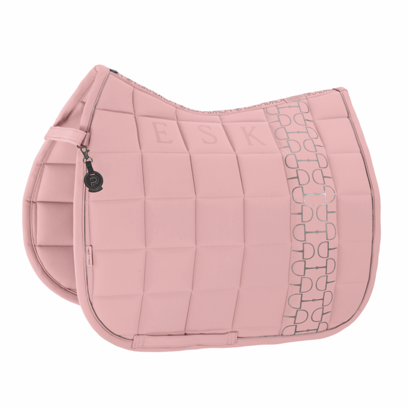 Eskadron Big Square Softshell Saddlecloth Platinum SS25 - Soft Rouge-1