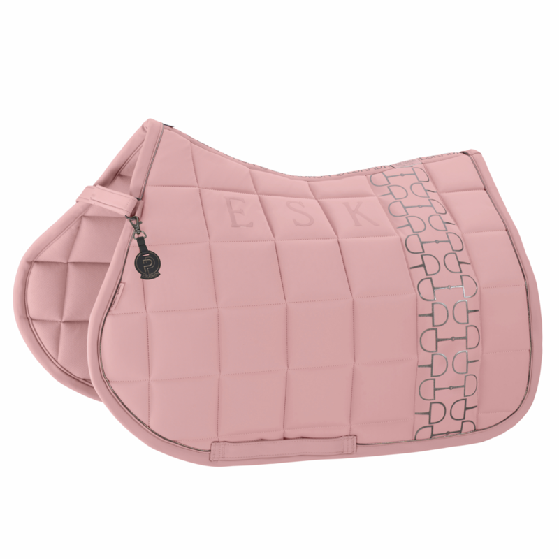 Eskadron Big Square Softshell Saddlecloth Platinum SS25 - Soft Rouge-2