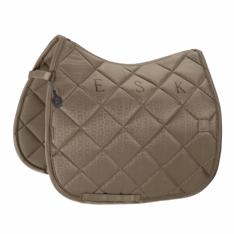 Eskadron Glossy Bit Saddlecloth Platinum SS25 - Smokey Taupe-1
