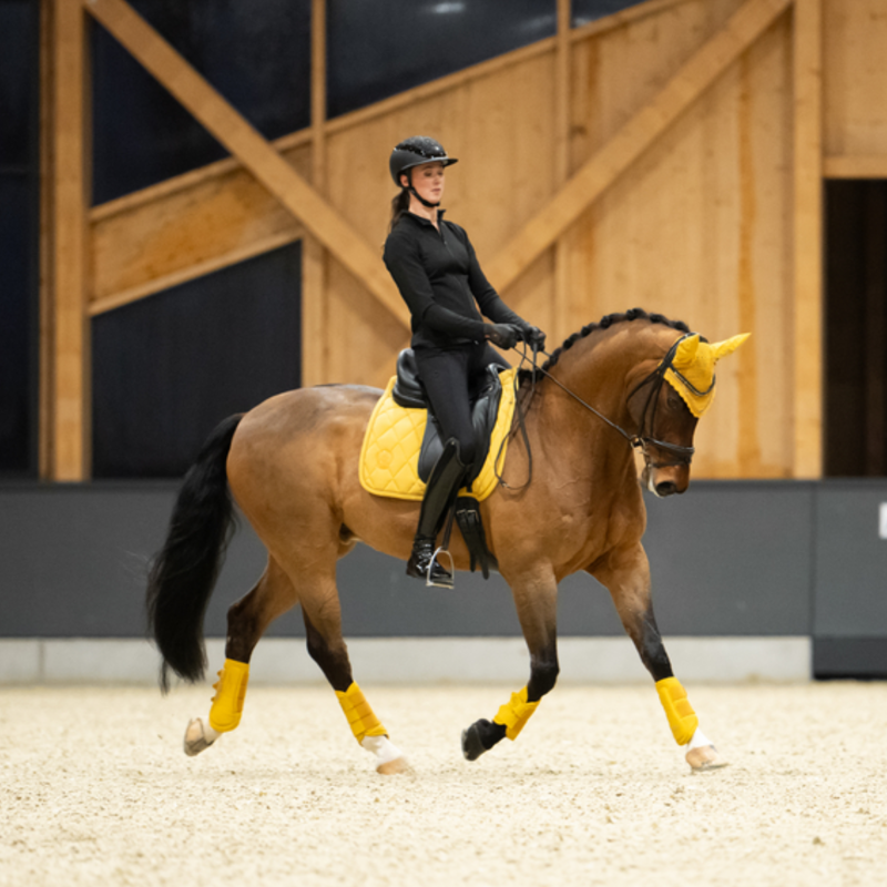 Eskadron Pro Soft Saddlecloth Platinum SS25 - Golden Yellow-4