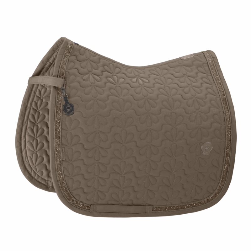 Eskadron Sparkle Jewel Saddlecloth Platinum SS25 - Smoky Taupe-1