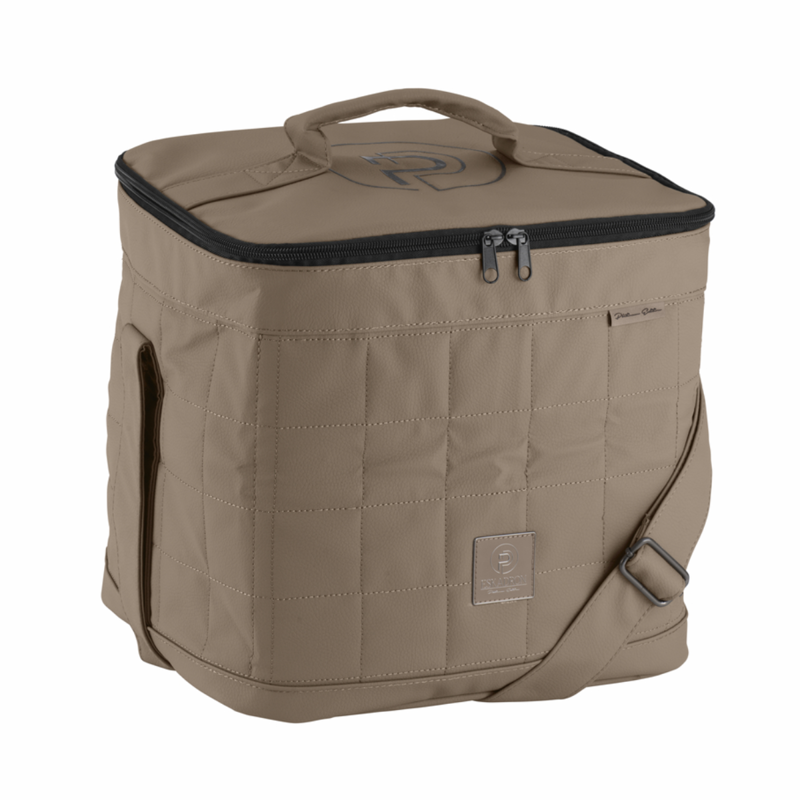 Eskadron Faux Leather Accessory Bag - Smoky Taupe