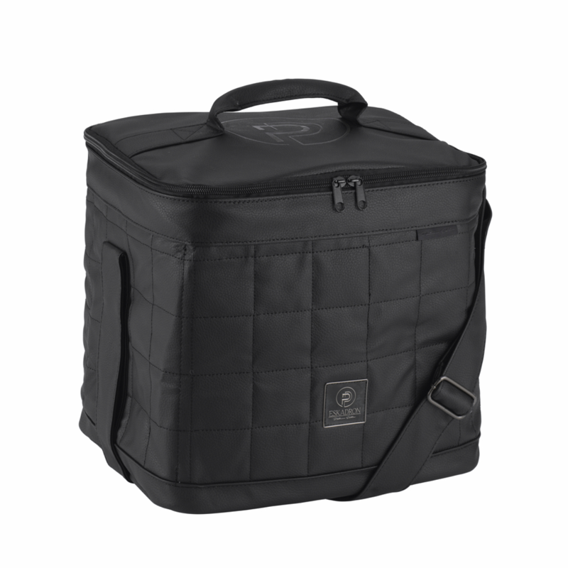 Eskadron Faux Leather Accessory Bag - Black