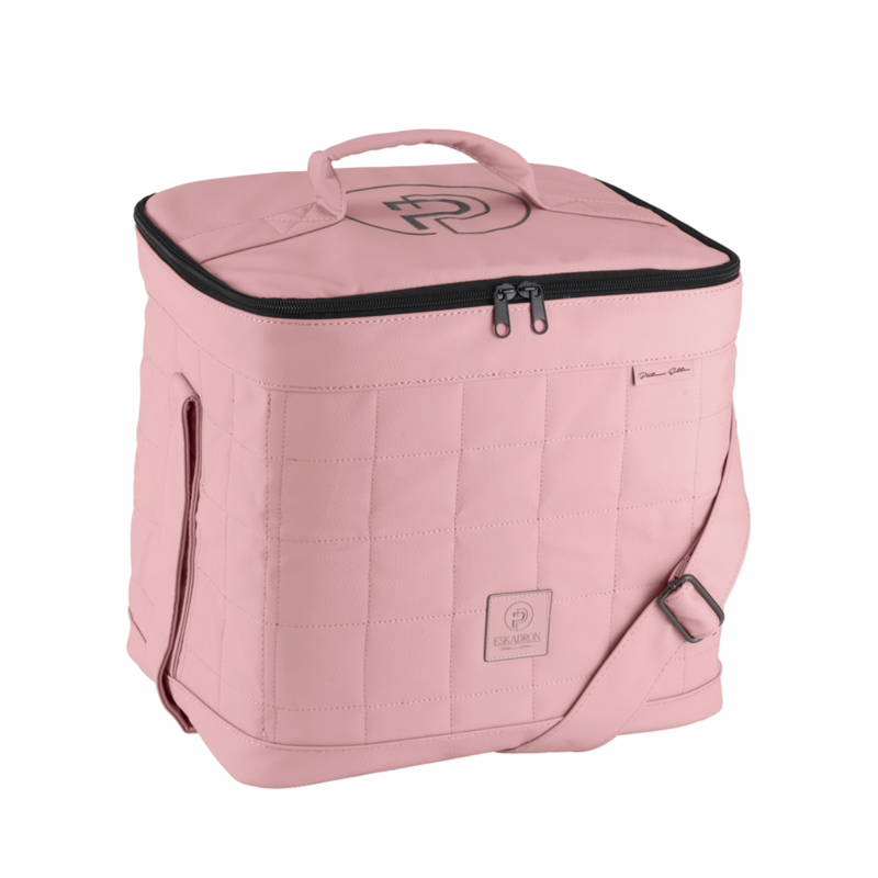 Eskadron Faux Leather Accessory Bag - Soft Rouge