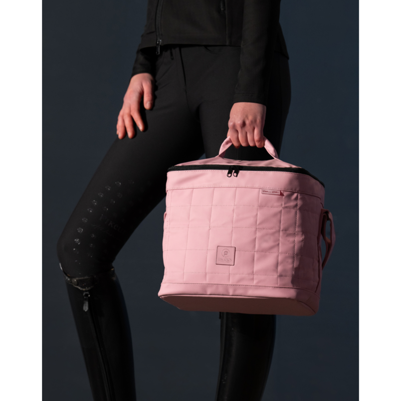 Eskadron Faux Leather Accessory Bag - Soft Rouge-1