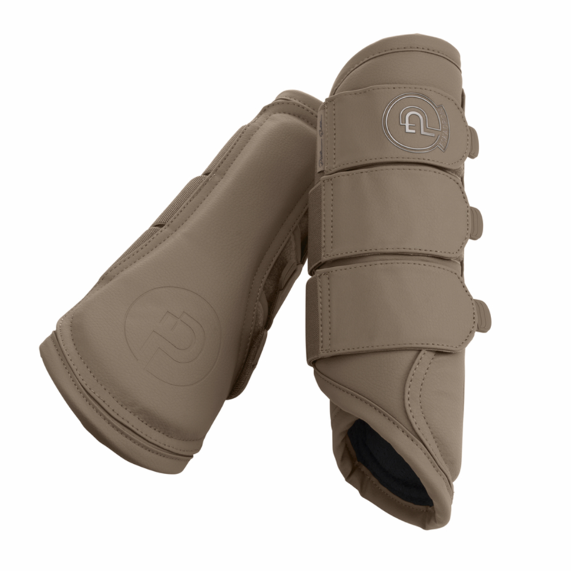 Eskadron Faux Leather Tendon Boots Platinum SS25 - Smoky Taupe