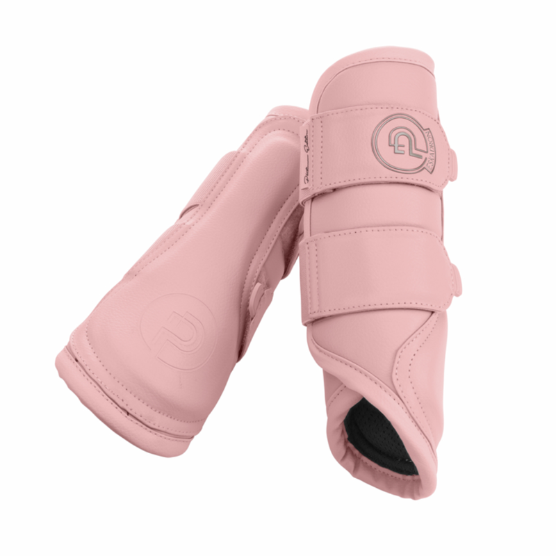 Eskadron Faux Leather Tendon Boots Platinum SS25 - Soft Rouge