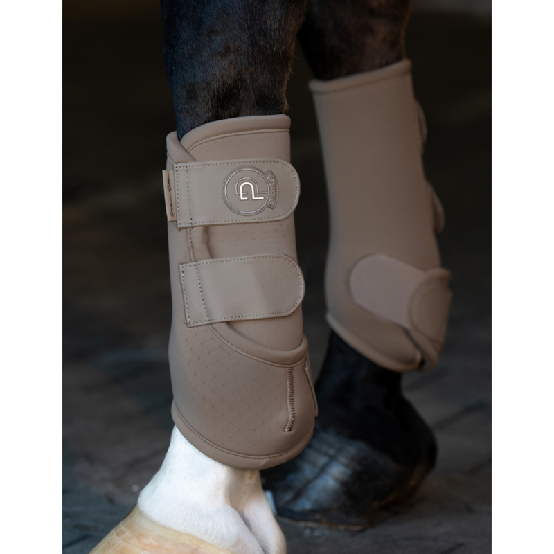 Eskadron Pro Dressage Front Tendon Boots Platinum SS25 - Smoky Taupe-1