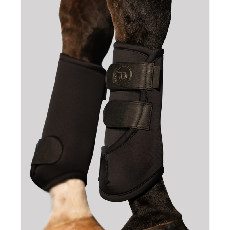 Eskadron Pro Dressage Front Tendon Boots Platinum SS25 - Black-1