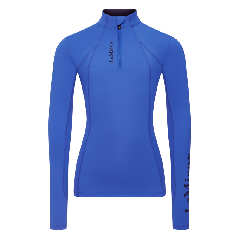 LeMieux Young Rider Classique Base Layer - Benetton Blue-3