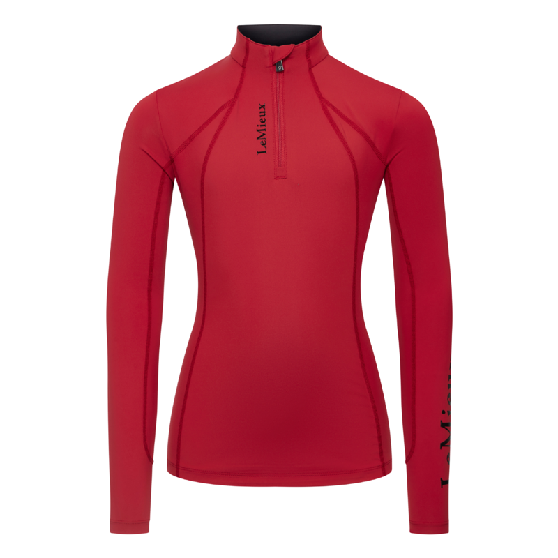 LeMieux Young Rider Classique Base Layer - Chilli-3