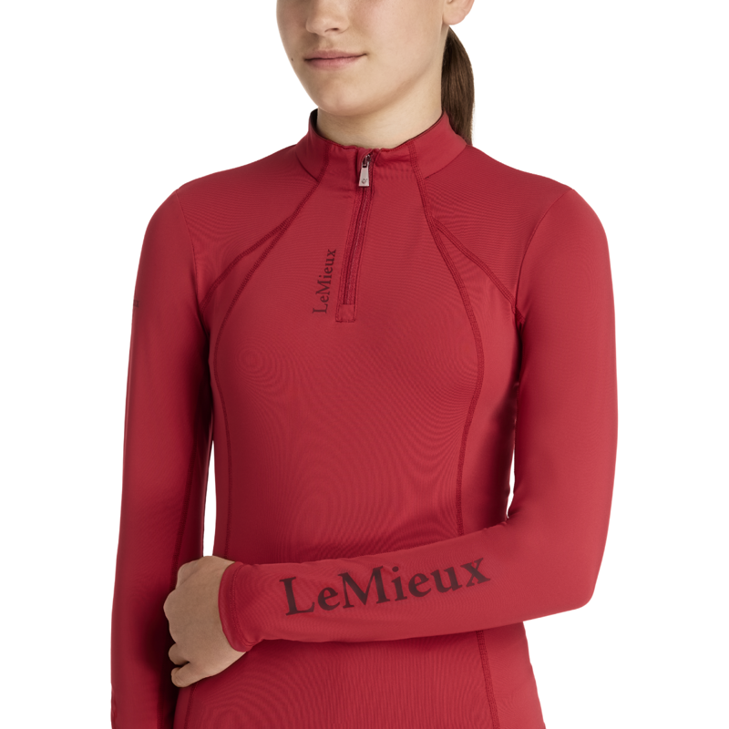 LeMieux Young Rider Classique Base Layer - Chilli-2