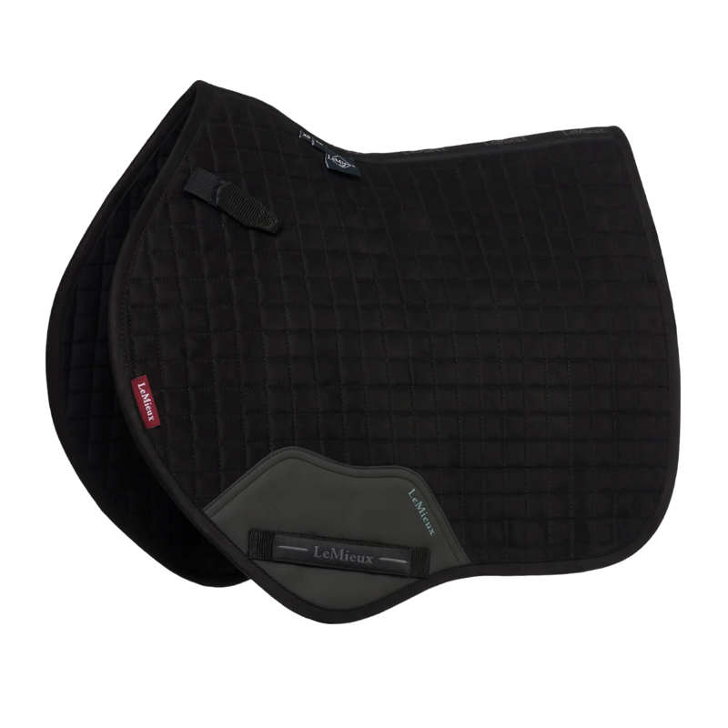 LeMieux Mini Suede Close Contact Square - Black