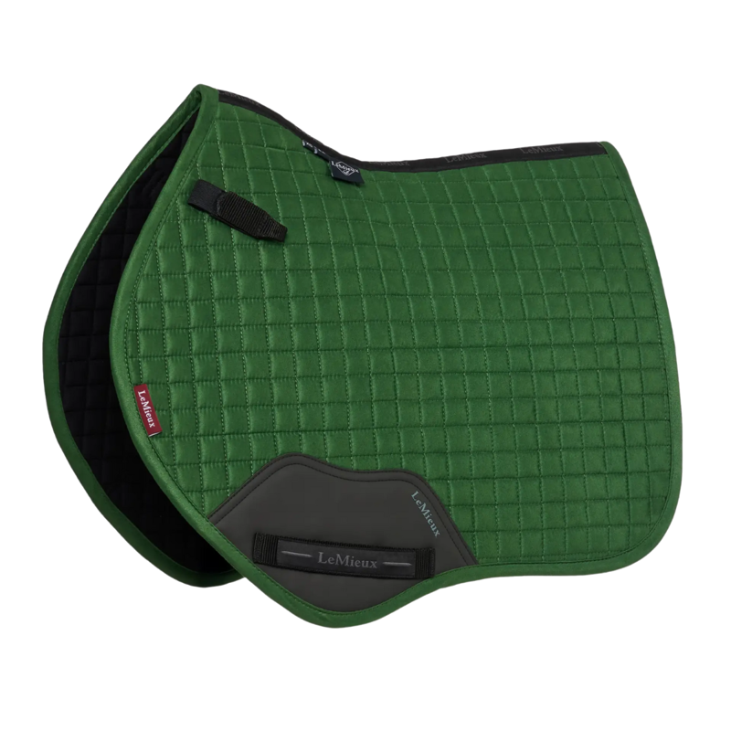 LeMieux Mini Suede Close Contact Square - Hunter Green