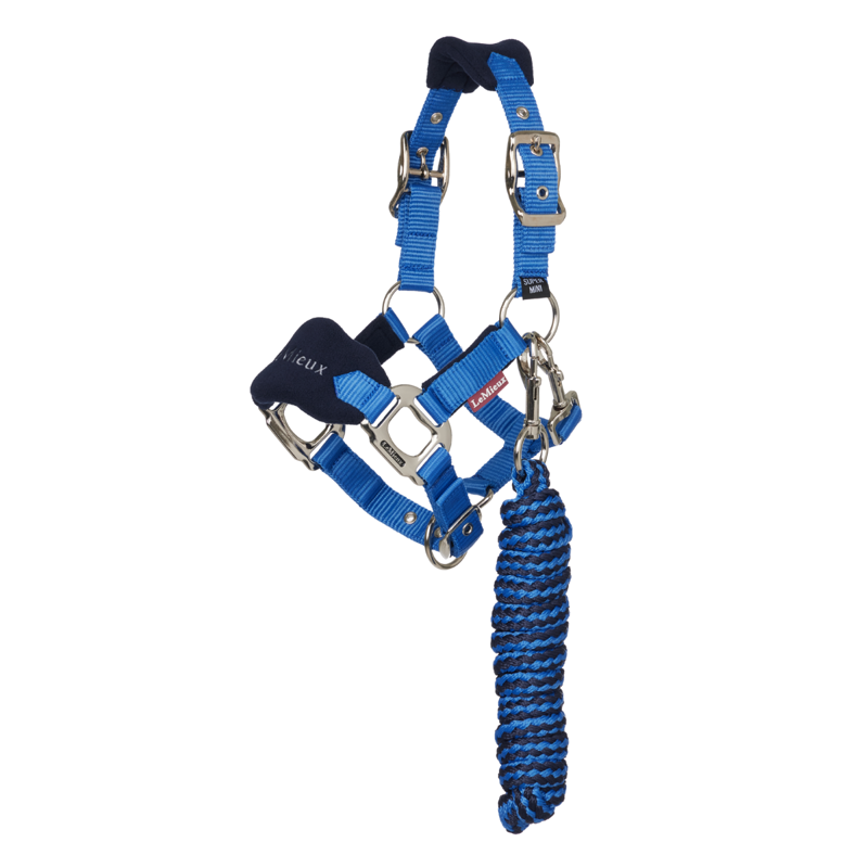LeMieux Mini Vogue Headcollar And Leadrope - Benetton Blue