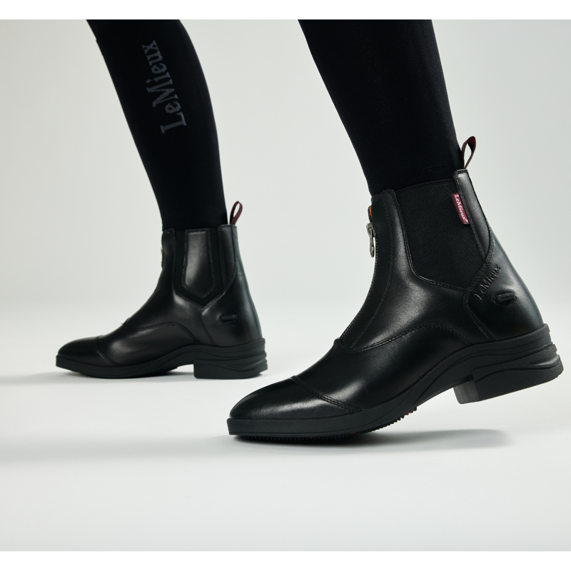 LeMieux Ladies Zip Paddock Boot - Black-3