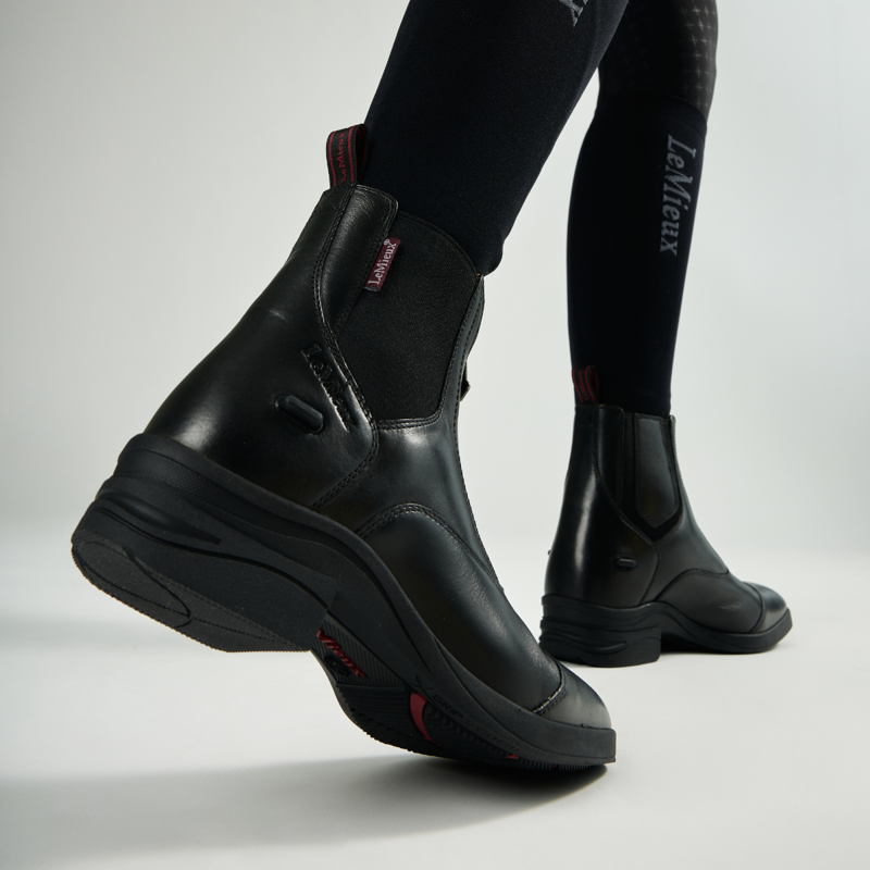 LeMieux Ladies Zip Paddock Boot - Black-5