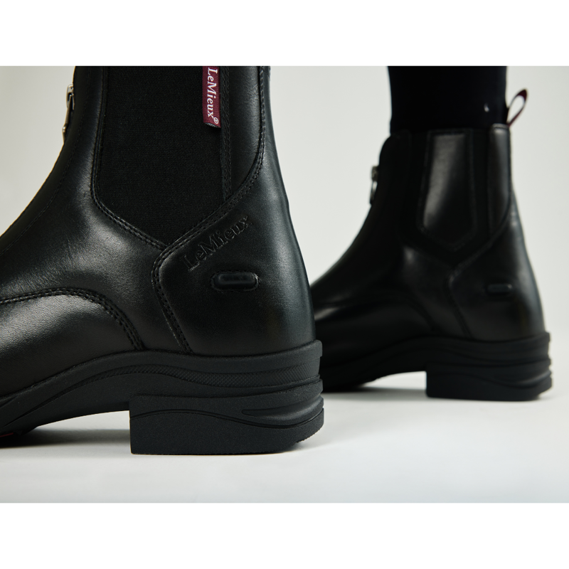 LeMieux Ladies Zip Paddock Boot - Black-6