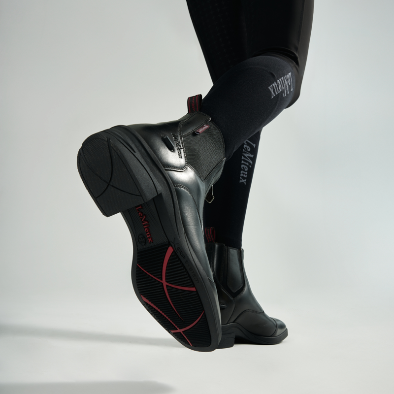 LeMieux Ladies Zip Paddock Boot - Black-9