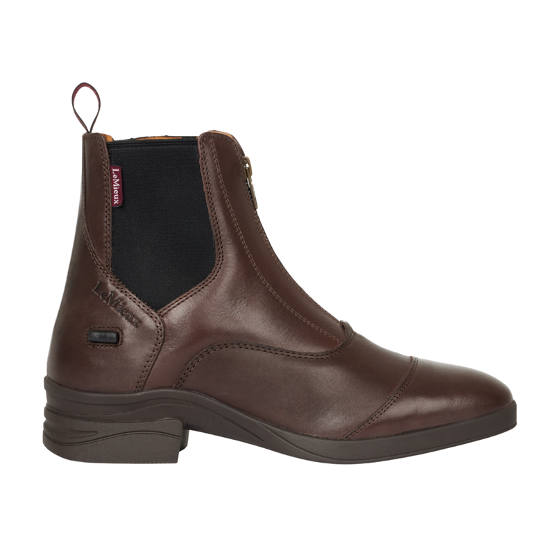 LeMieux Ladies Zip Paddock Boot - Brown-1