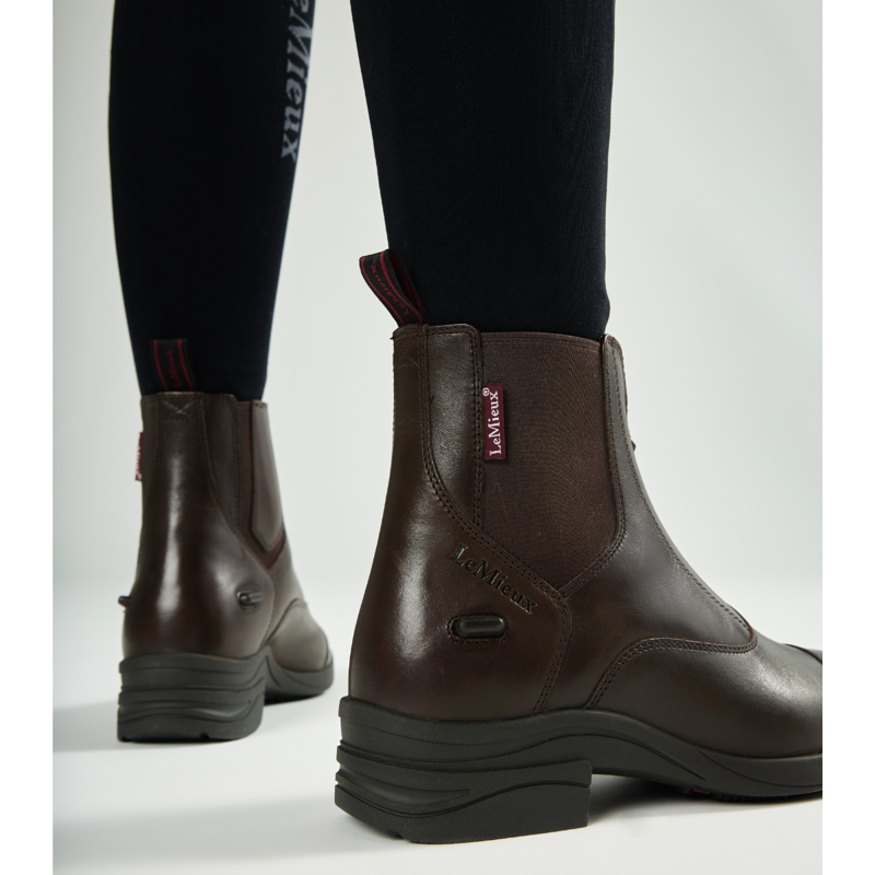 LeMieux Ladies Zip Paddock Boot - Brown-3