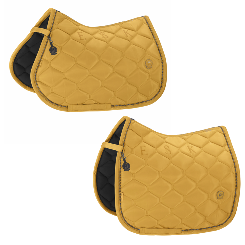 Eskadron Highgloss Pearls Saddlecloth Platinum SS25 - Golden Yellow