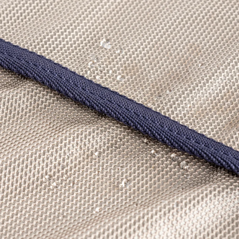 Hy DefenceX Shield Rain-Repel Mesh Combi Fly Rug - Grey/Navy-2